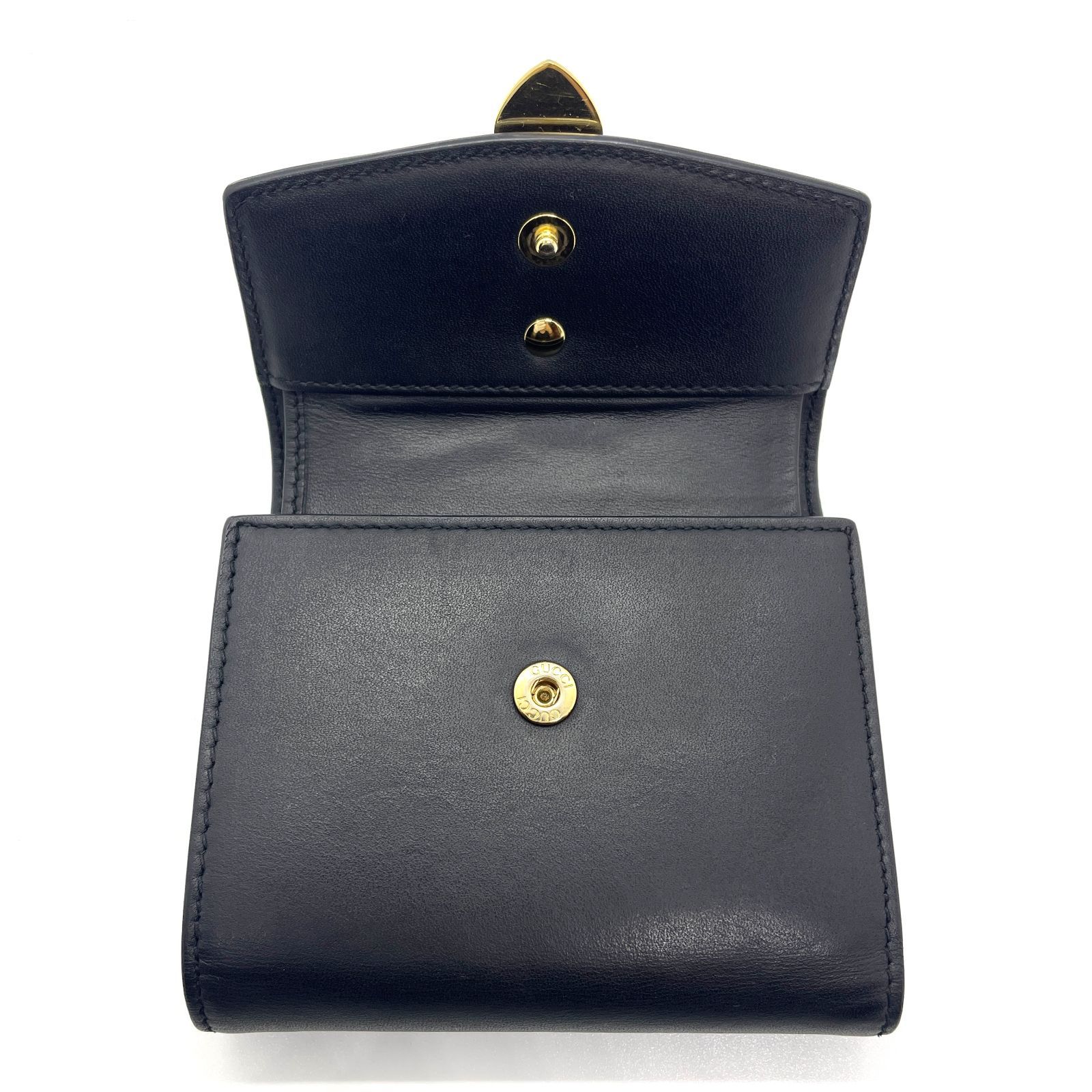 521 極美品 グッチ 476081 シェリーライン 三つ折り財布 ウォレット 521】 極美品 GUCCI/グッチ 476081 シェリーライン 三つ折り財布
