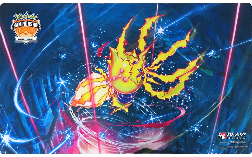 [Used] Supply Pokémon Card Game English Play Mat Regieleki VMAX Regional Championships 2022 -Regional Championships 2022-