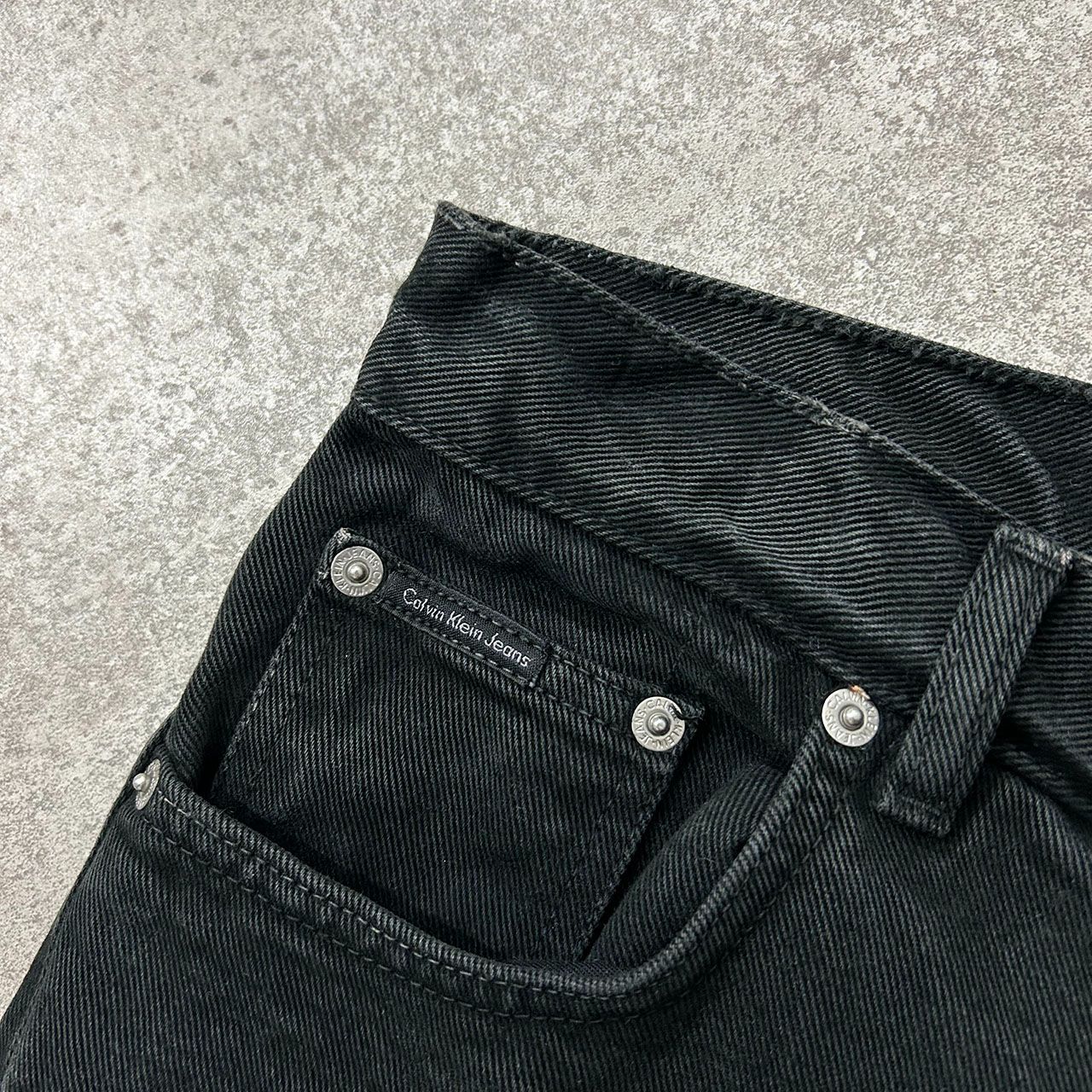 90s カルバンクライン CK ブラック デニム パンツ サイズ 31 メキシコ 