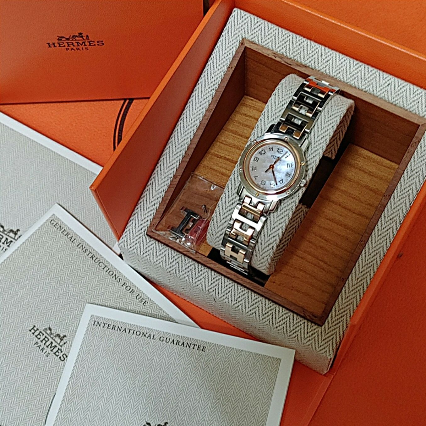エルメス時計 極極極美品 C L 4 . 2 2 0 ・ レディース - 腕時計(アナログ)