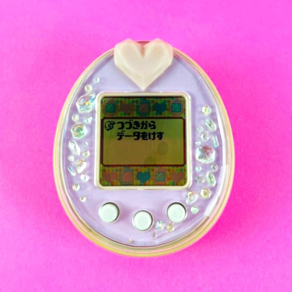 ◇【動作OK】 バンダイ たまごっち ぴーす 03 パープル 紫 Tamagotchi 