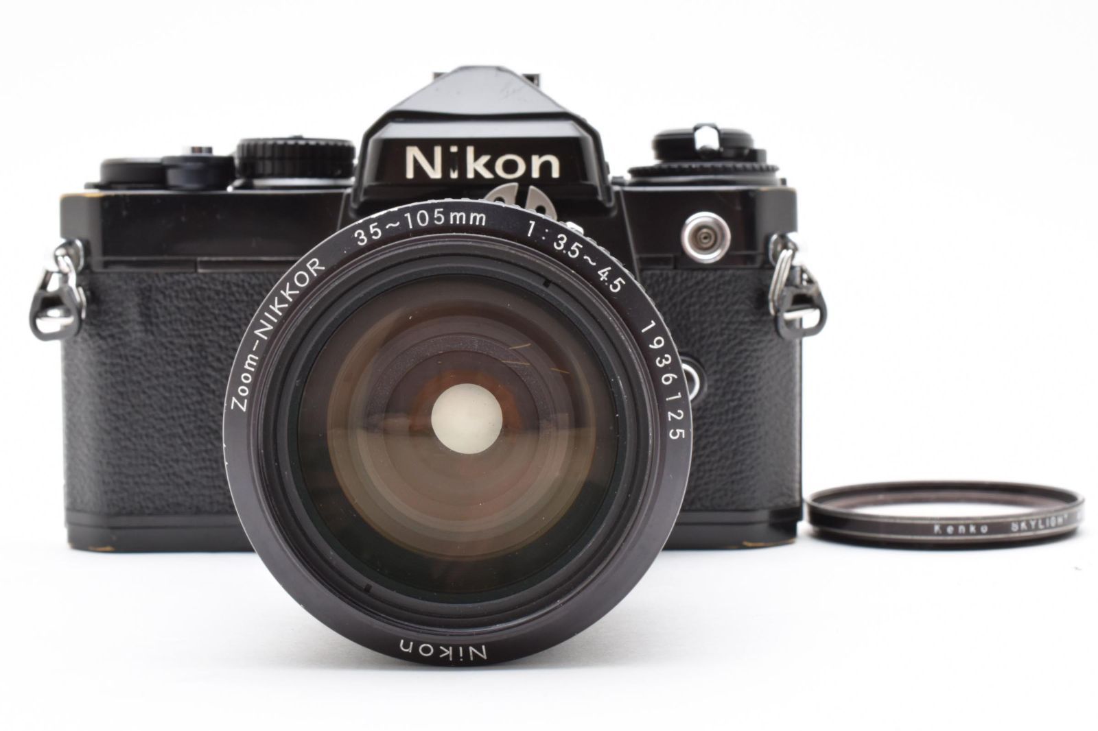 Nikon ニコン FE ブラック ボディ ＋ Ai-s Zoom Nikkor 35-105mm F3.5-4.5 セット フィルムカメラ B911B859