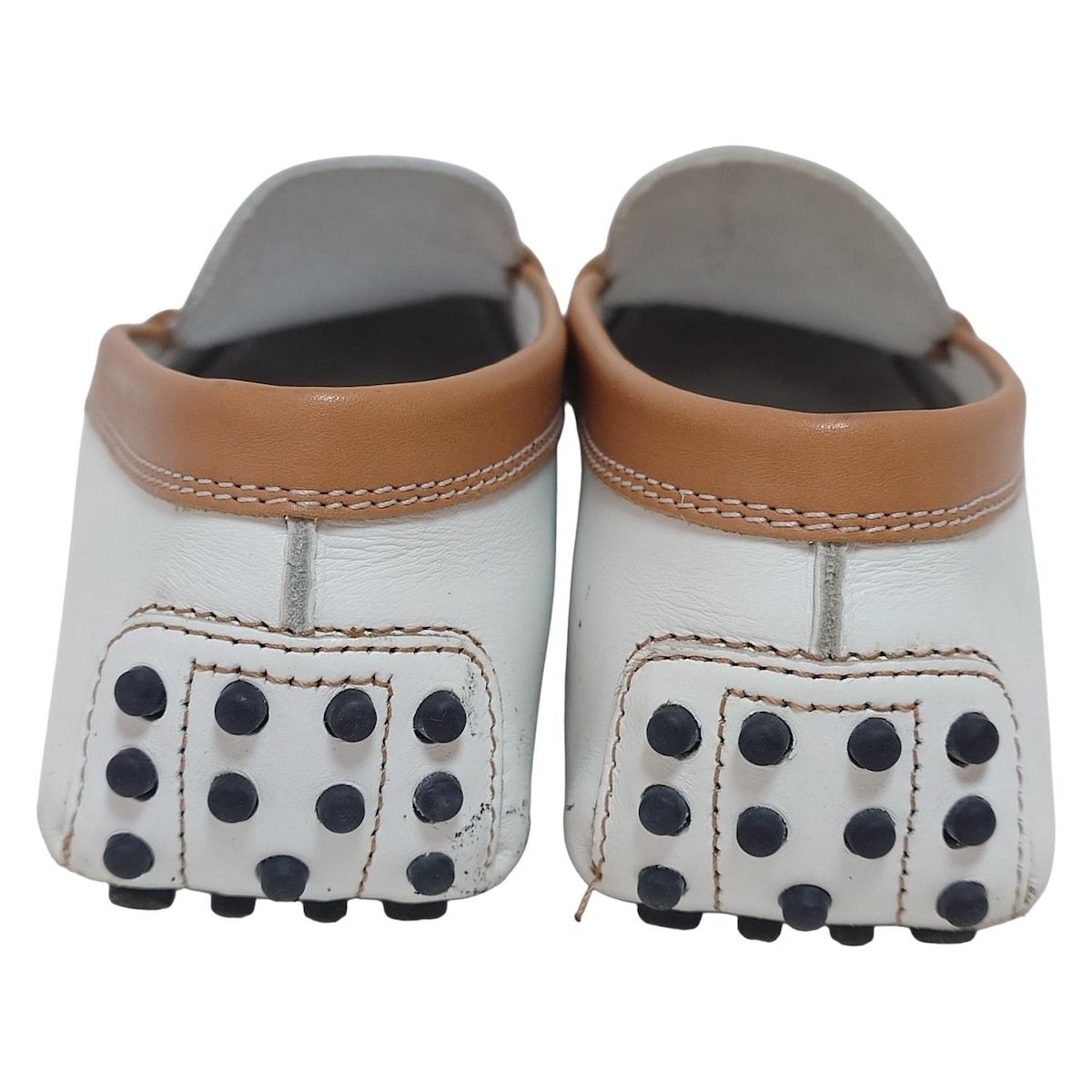TOD'S(トッズ) ドライビングシューズ 36 1/2 レディース - 白