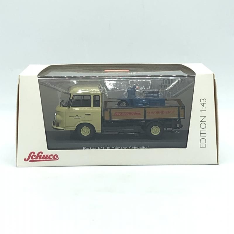 【中古】1/43 ｼｭｺｰ ﾊﾞﾙｶｽ B1000 `Schwalbe Customer Service` Schwalbe KRS1 積載[10]
