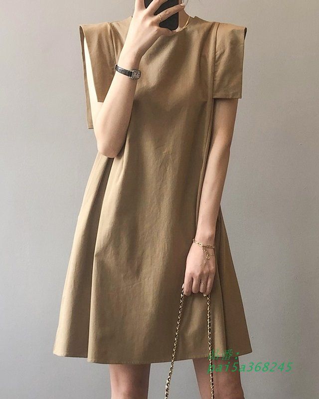 ワンピース 春 カジュアル ワンピース ミニ丈 ノースリーブ 夏 カジュアル 黒 ゆったり 韓国ファッション シンプル 無地 大人 pai5a368245