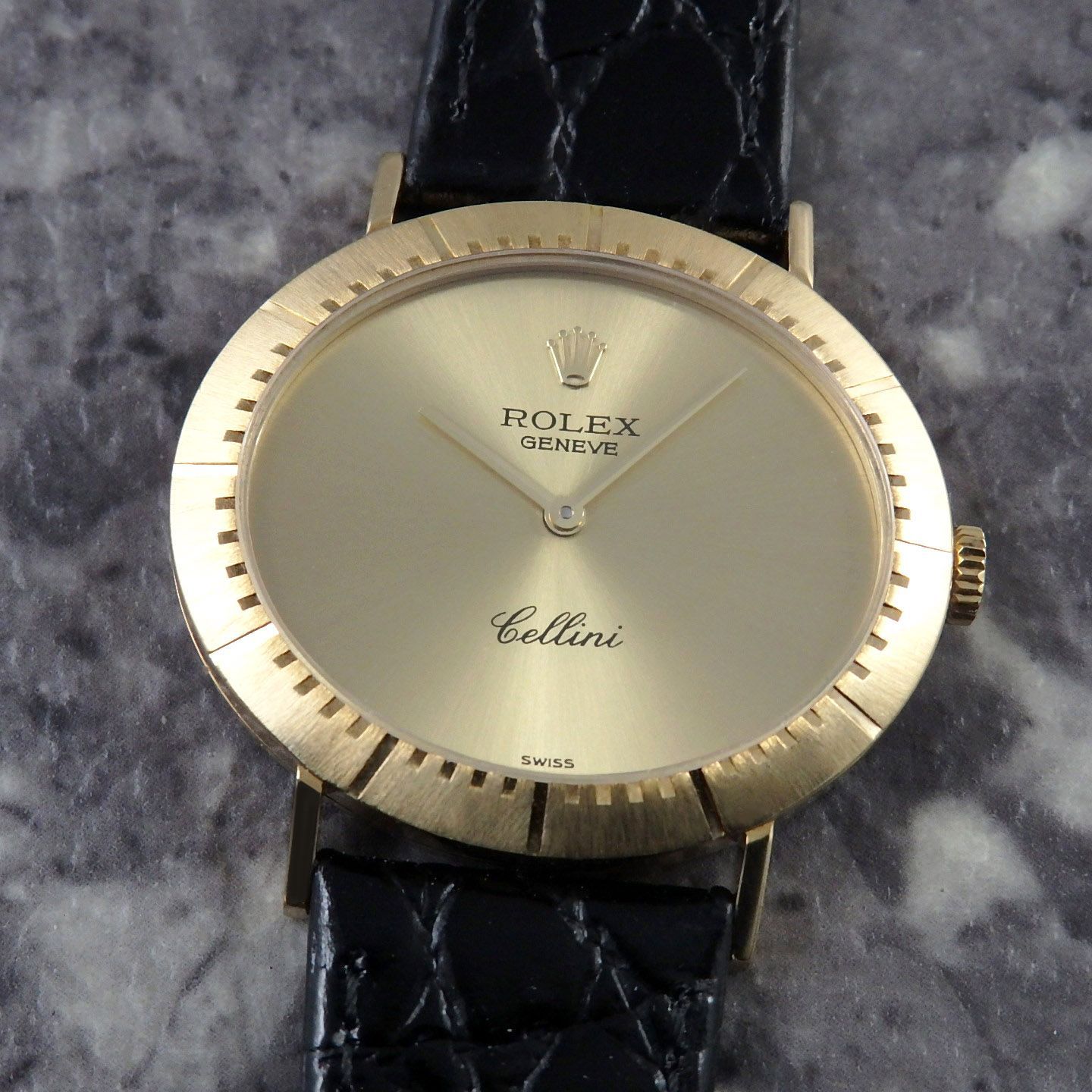 ROLEX CELLINI ロレックス チェリーニ Ref.4083 1989年 OVAL アンティーク ヴィンテージ Cellini メンズ 18KYG 金無垢 オーバル