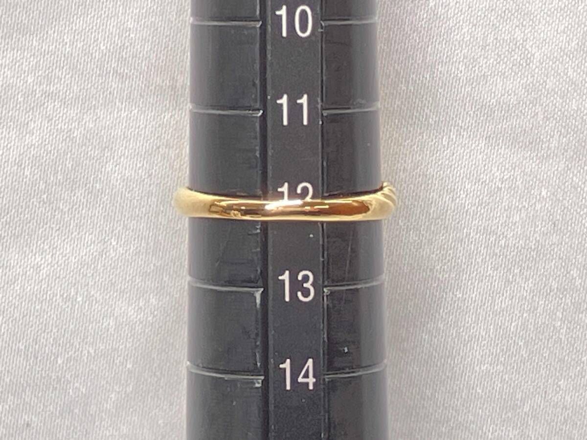 鑑別書付き 新品仕上済み K18WG 【リング】 13号 天然タンザナイト カラーストーン 1.16ct ダイヤモンド 0.06ct 3.7g 新品仕上済み 鑑別書付き K18 ゴールド （総4.3g）天然