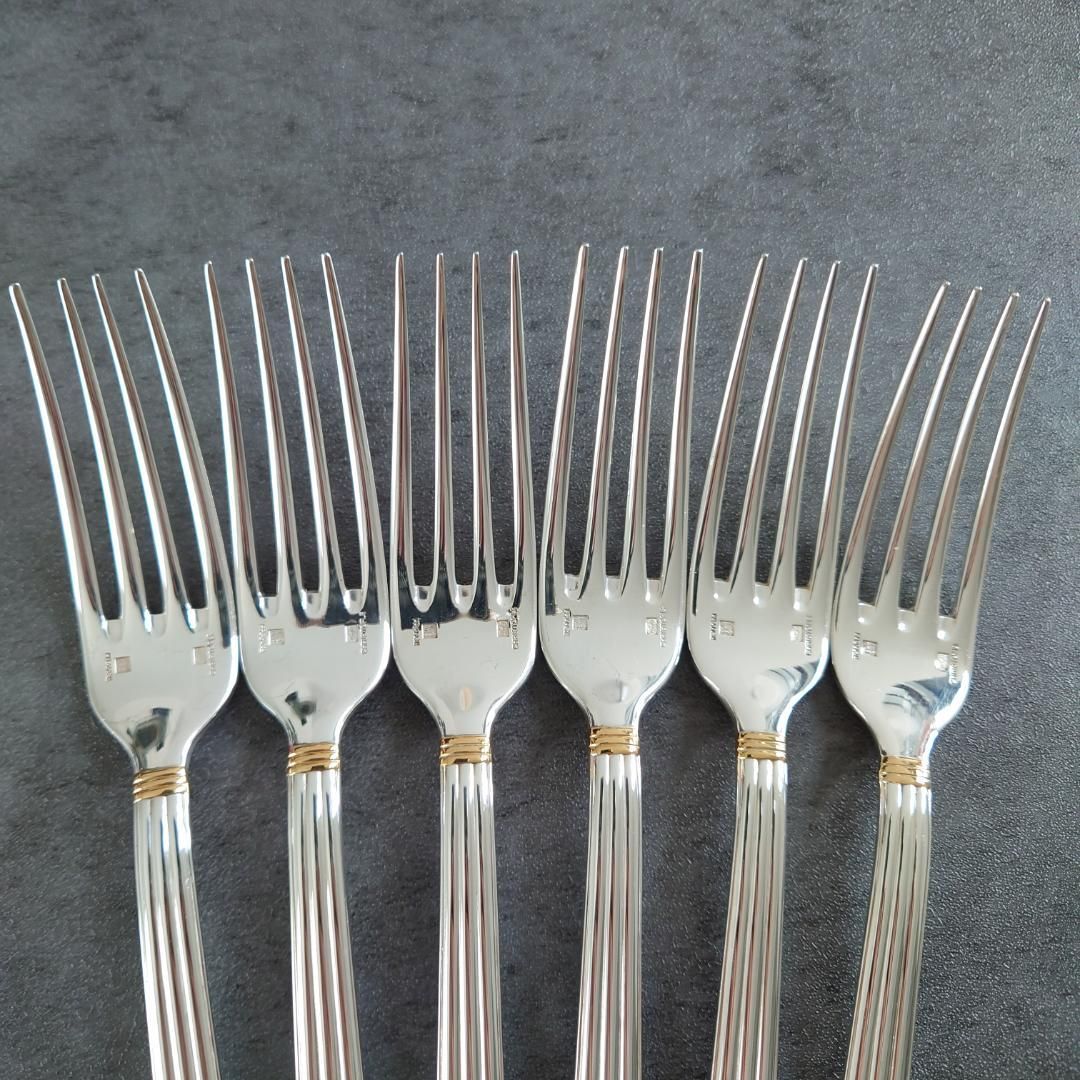 アリアゴールドリング デザートフォーク