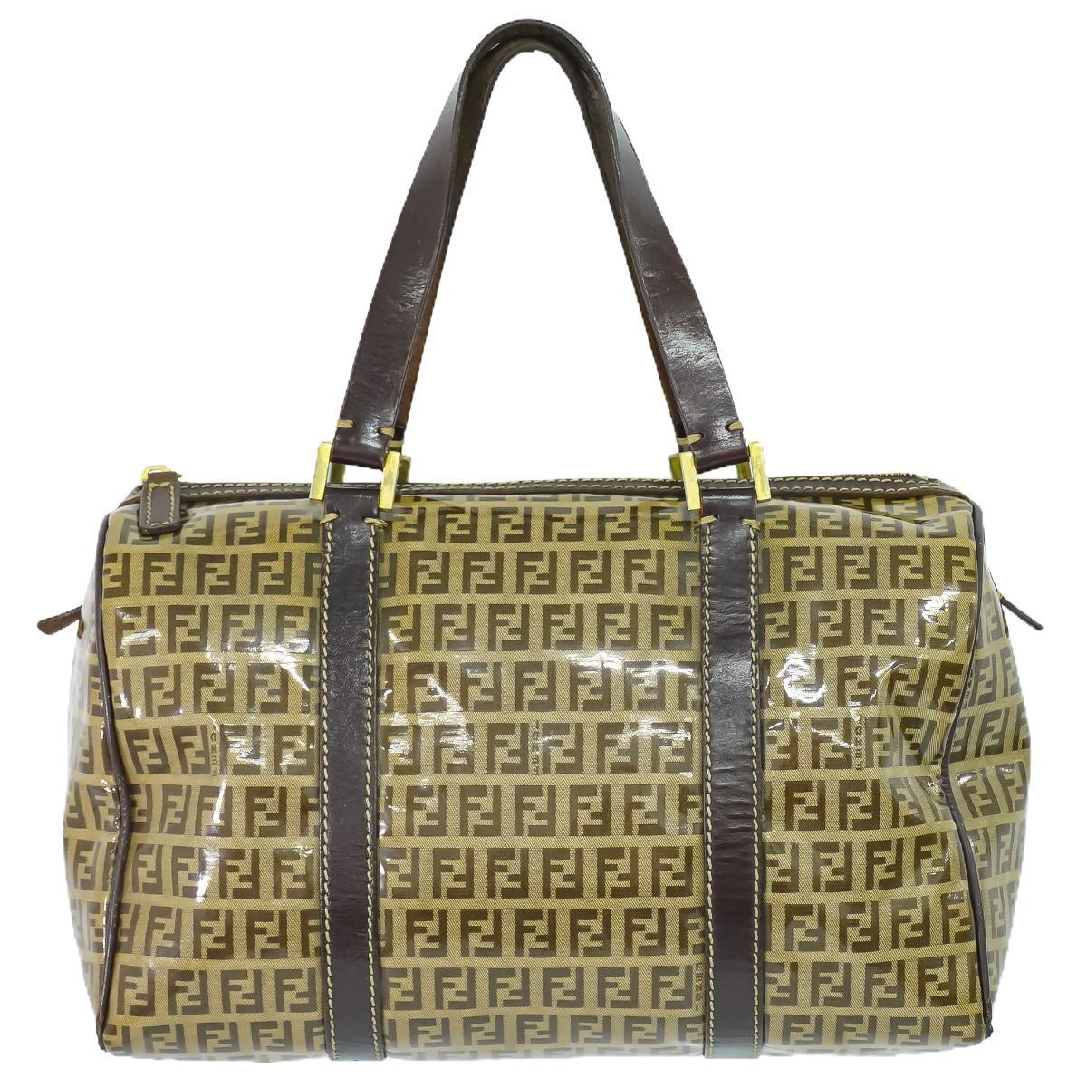 フェンディ FENDI ハンドバッグ ミニボストンバッグ ペカン柄 ボストン 