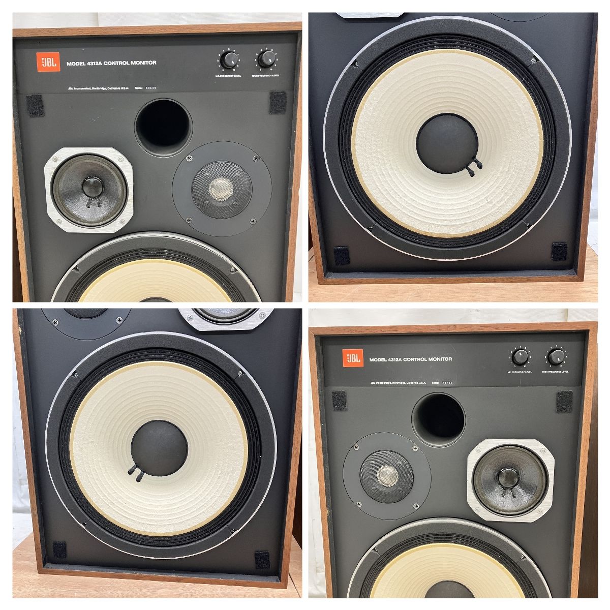 JBL 4312A CONTROL MONITOR ペアスピーカー オーディオ 音響機器