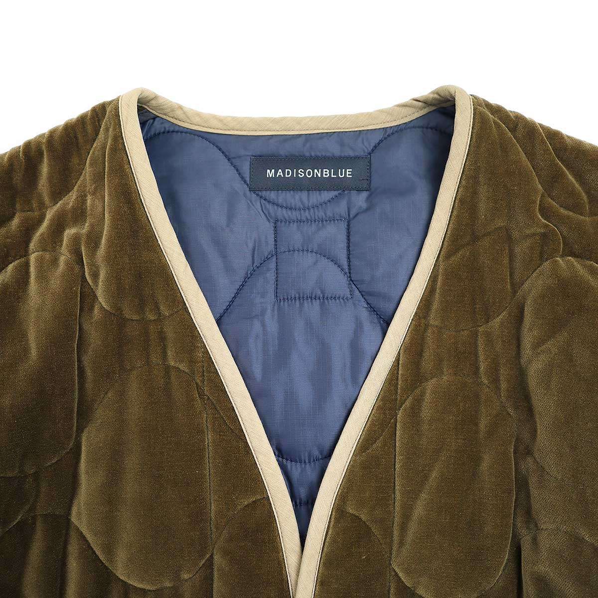 MADISON BLUE マディソンブルー 18AW VELVETEEN QULTING COAT ベロア 