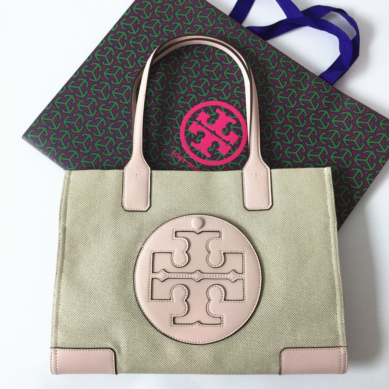 セール中】TORY BURCH トリーバーチバッグ SHELL PINK ELLA TOTE エラ ...