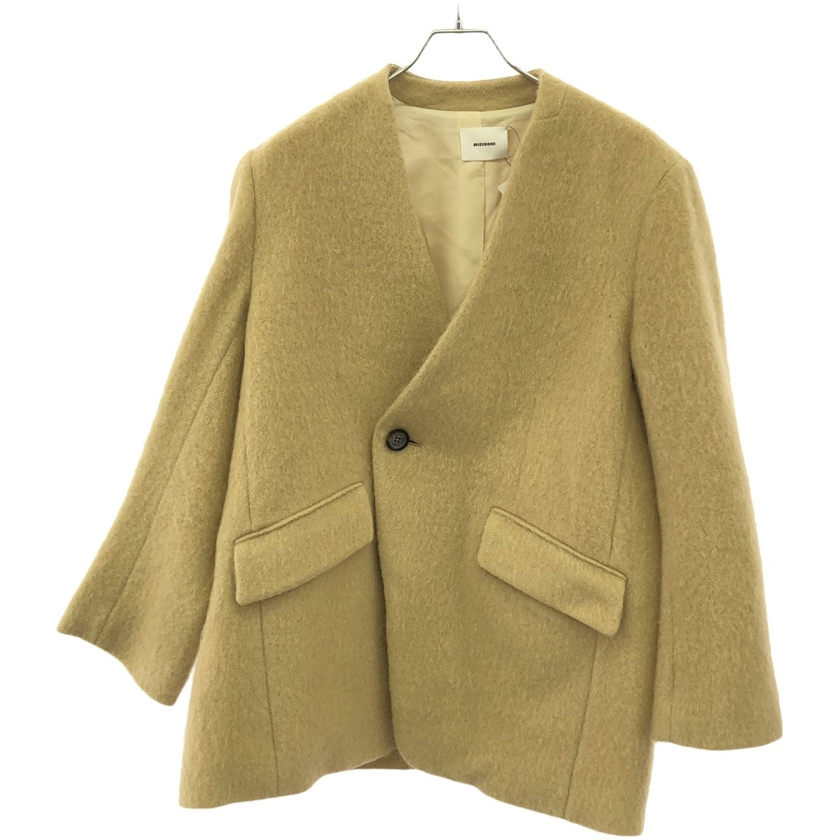 イエナ☆シアージャケット☆36 キャメル シアージャケット（ノーカラージャケット）｜IENA（イエナ）の通販