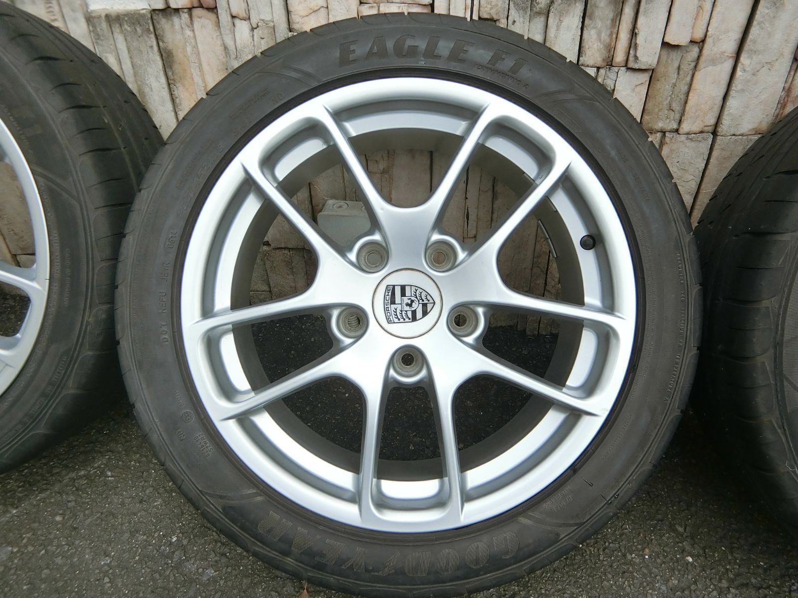 Porsche ポルシェ 981 ケイマン ボクスター 純正ホイール 8×18INSET57