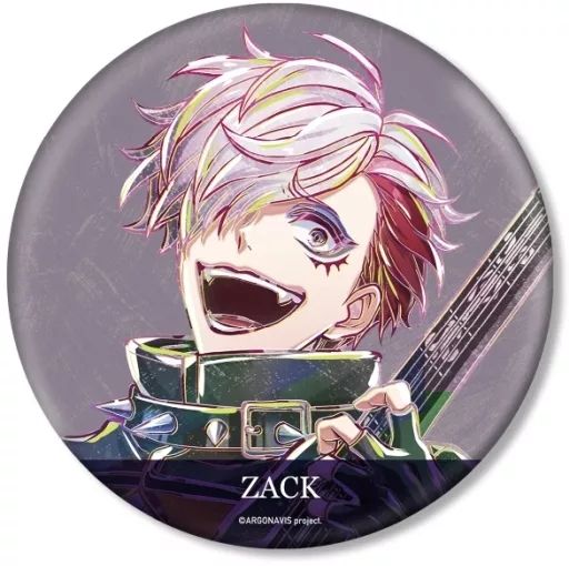 from ARGONAVIS 洲崎遵 ZACK 缶バッジ 中古】バッジ・ピンズ ZACK(洲崎遵) Ani-Art 第2弾 BIG缶バッジ