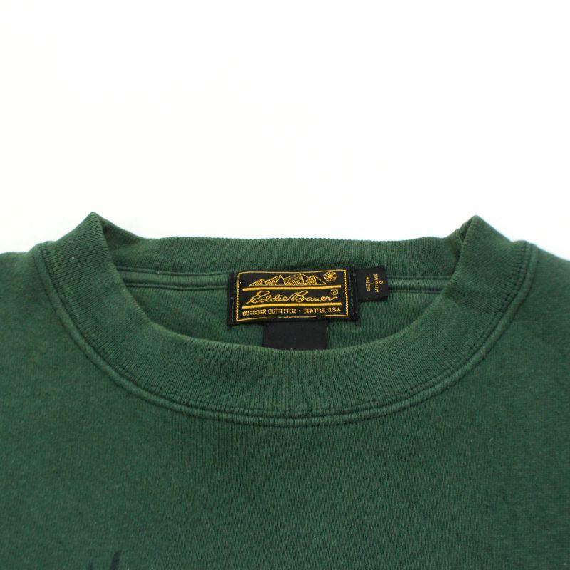 90s USA製 vintage Eddie Bauer スウェット トレーナー メンズ