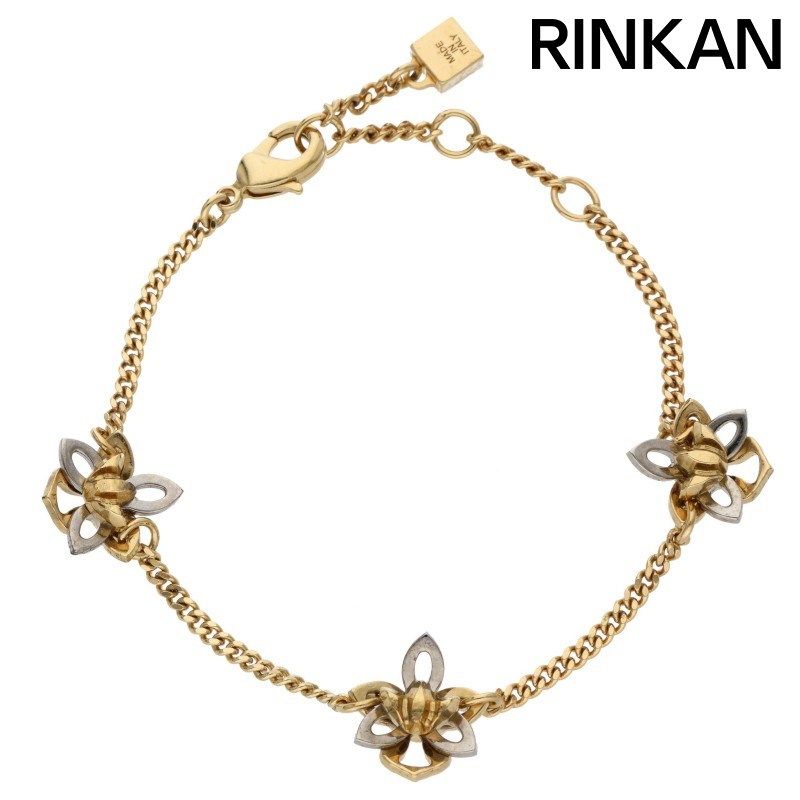 フェンディ フラワーチェーンブレスレット メンズ