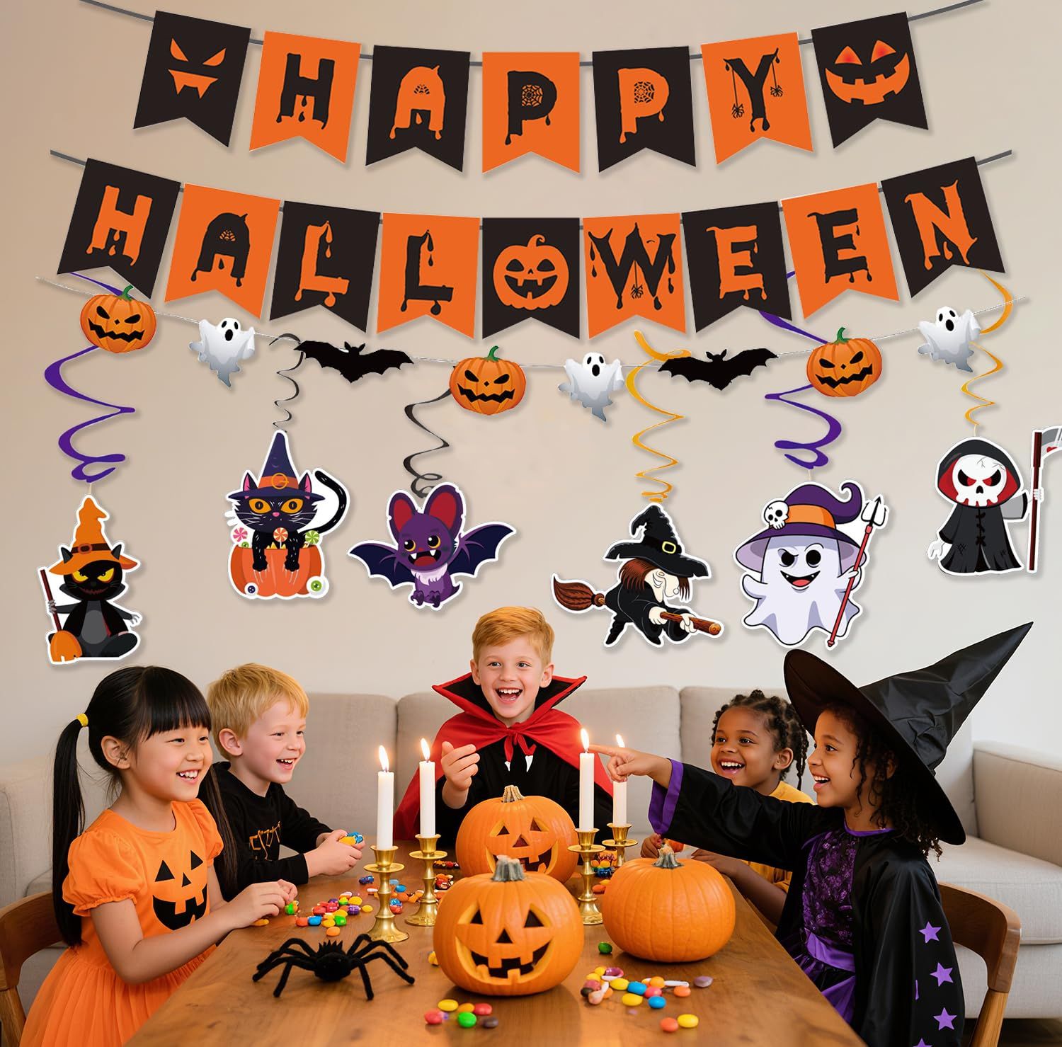 Hanakaze ハロウィン 飾り ハロウィン 装飾 ガーランド ハンギング