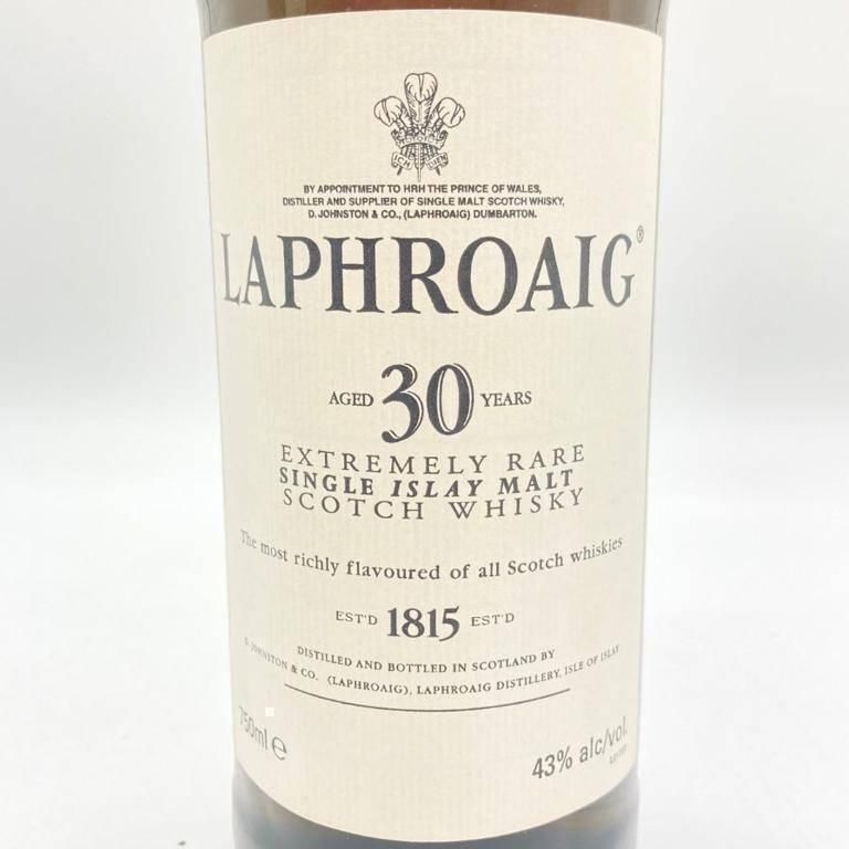 ラフロイグ 30年 エクストリームリー レア ラフロイグ 30年 エクストリームリー レア 750ml 43% LAPHROAIG