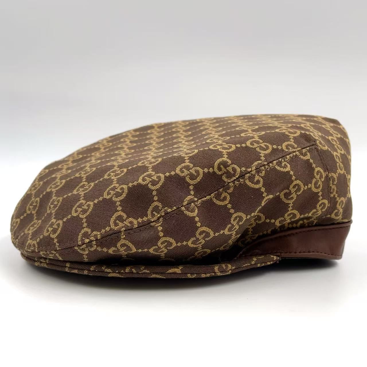 美品 GUCCI グッチ ハンチング 帽子 ぼうし キャンバス GG ブラック 美品 GUCCI グッチ ハンチング 帽子 ぼうし キャンバス GG ブラック