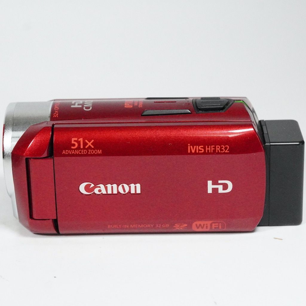 Canon キャノン iVIS HF R32 レッド 元箱 動作OK 返金保証 /1998