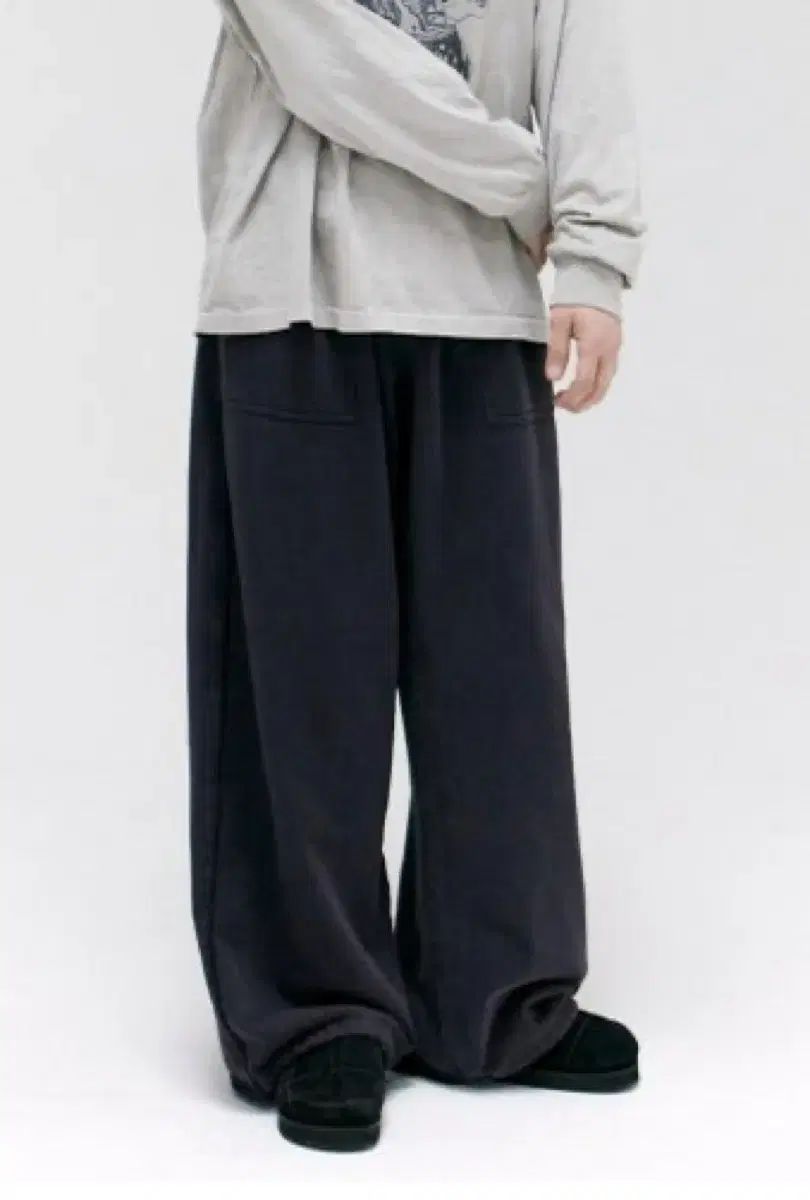 2 POLYTERU スウエットパンツ レギュラー ダークネイビー