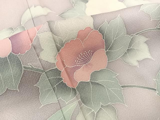 平和屋着物□訪問着 枝花文 暈し染め 正絹 逸品 BAAU7246mz