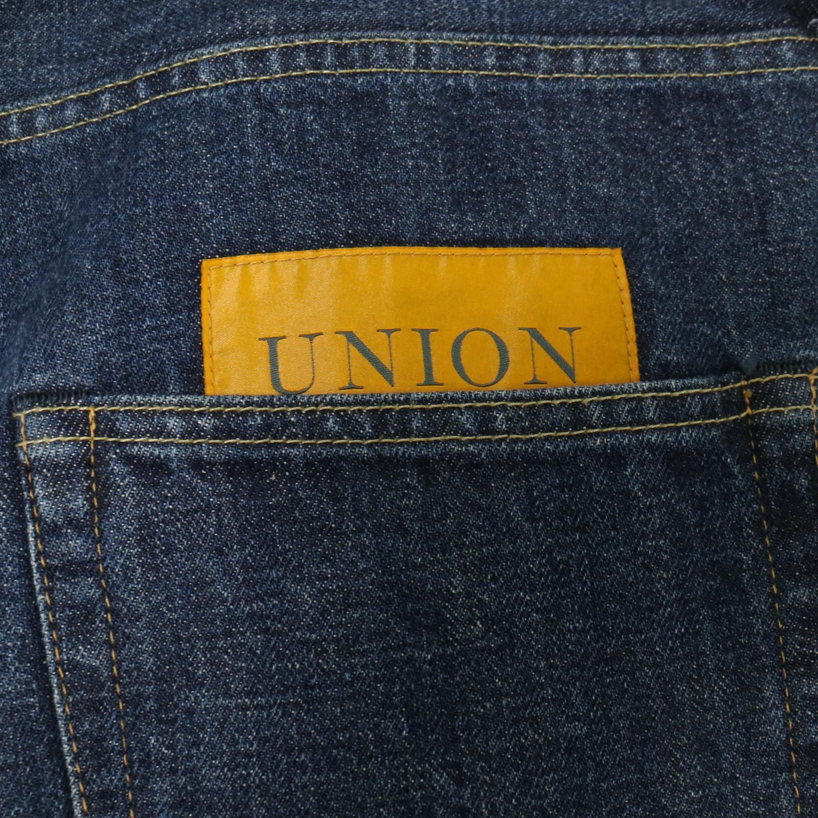 UNION / ORIGINAL SPIKES DENIM JEAN ユニオン ジッパーフライ セルビッチ スパイク デニム パンツ ジーンズ  21F13 表記サイズ4 / XL 【2410】 - メルカリ