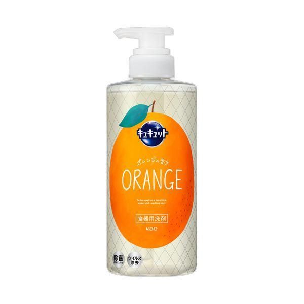 まとめ 花王 キュキュットオレンジの香り ポンプ 500mL 1本 〔×10セット〕