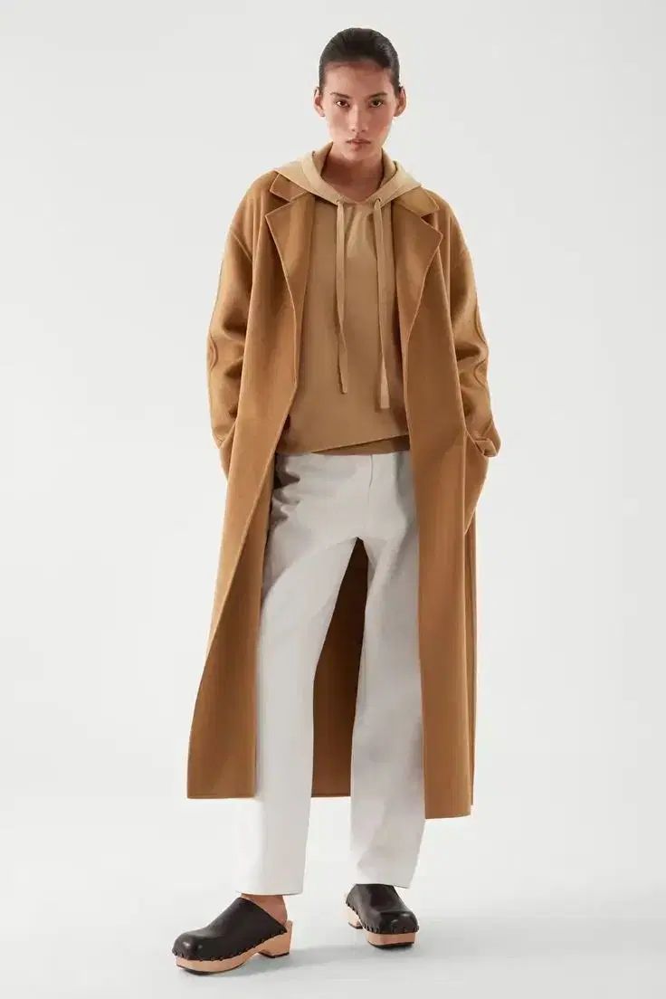 COS レディース ローブコート キャメルカラー S size