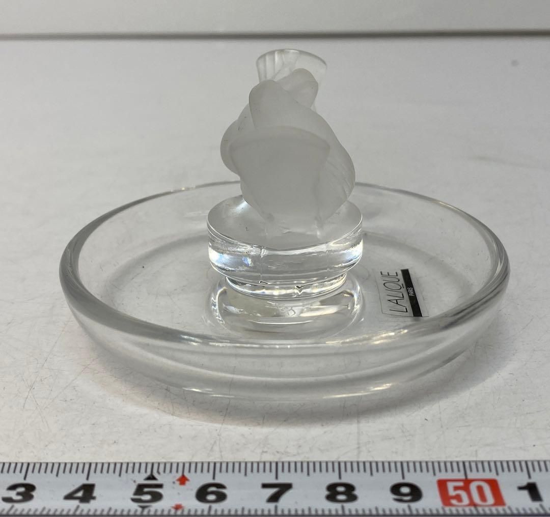 ラリック バードアッシュトレイ タカサ 重さ216g 東ま6-0128