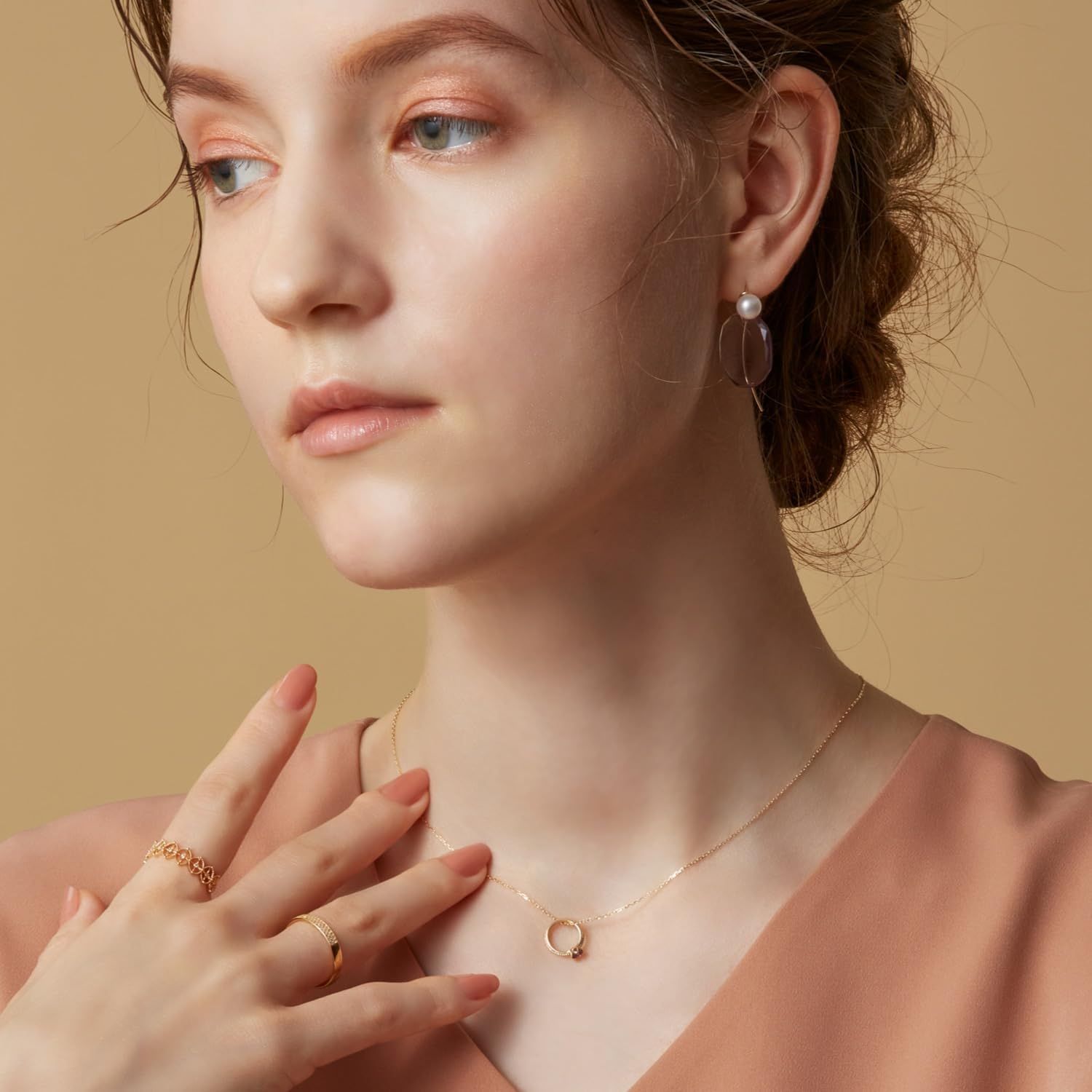 在庫処分 agete K10リング アガット 1019411101608011 日本サイズ11号