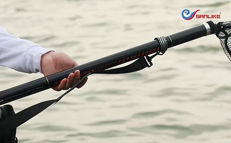 SANLIKE カーボン製 渓流竿 9段階調整 携帯便利 8 m