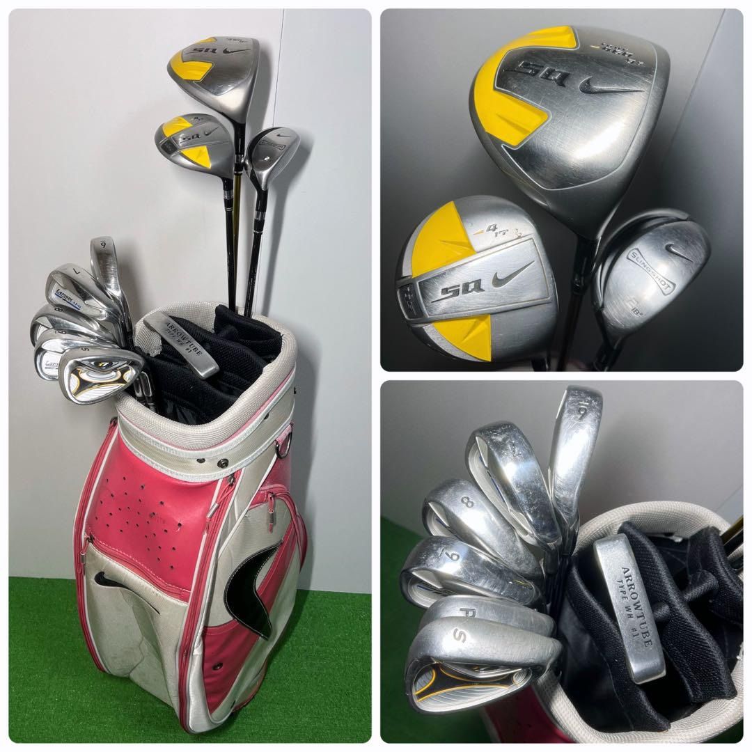 【初心者男性向け】NIKE SLINGSHOT ゴルフクラブセット ナイキゴルフ NIKE ナイキ スリングショット ゴルフ初心者向けセット