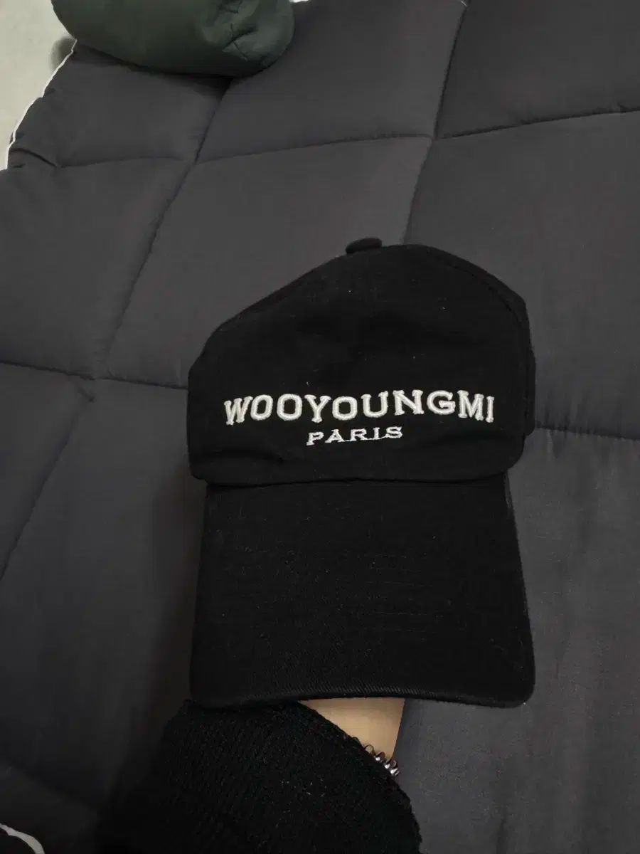 WOOYOUNGMI ウーヨンミ ブラック ベースボールキャップ WYM ロゴ