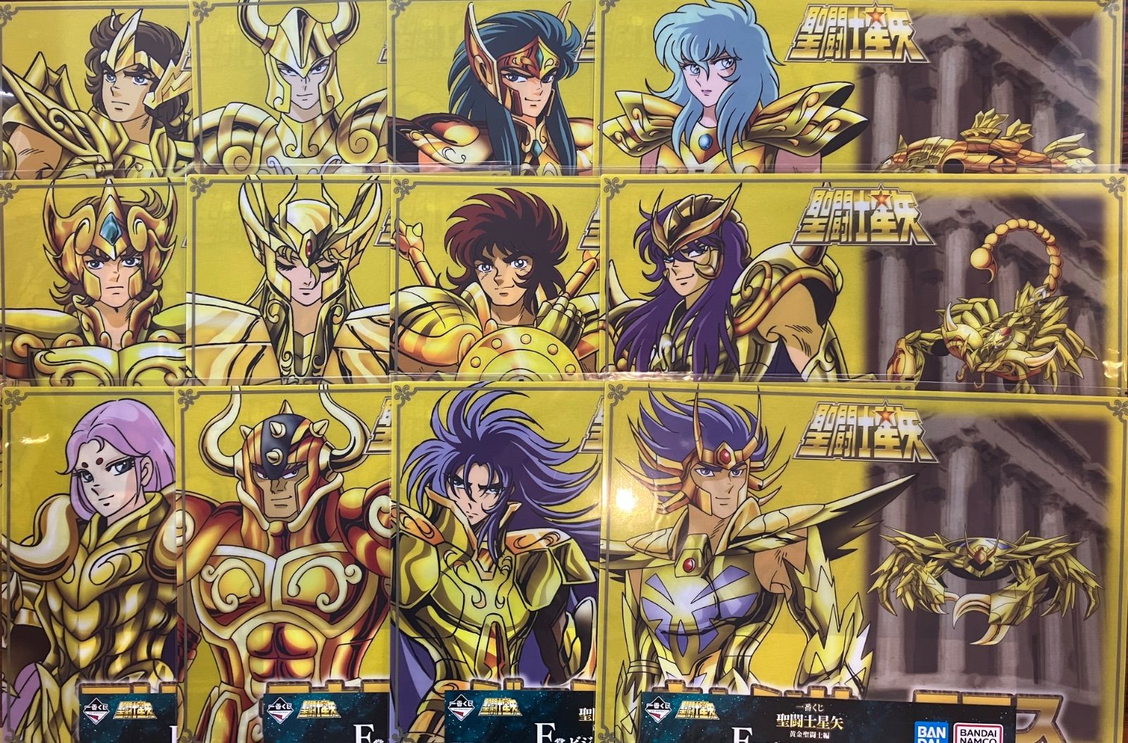 一番くじ 聖闘士星矢 黄金聖闘士編 F賞 ビジュアルボード 全12種コンプ