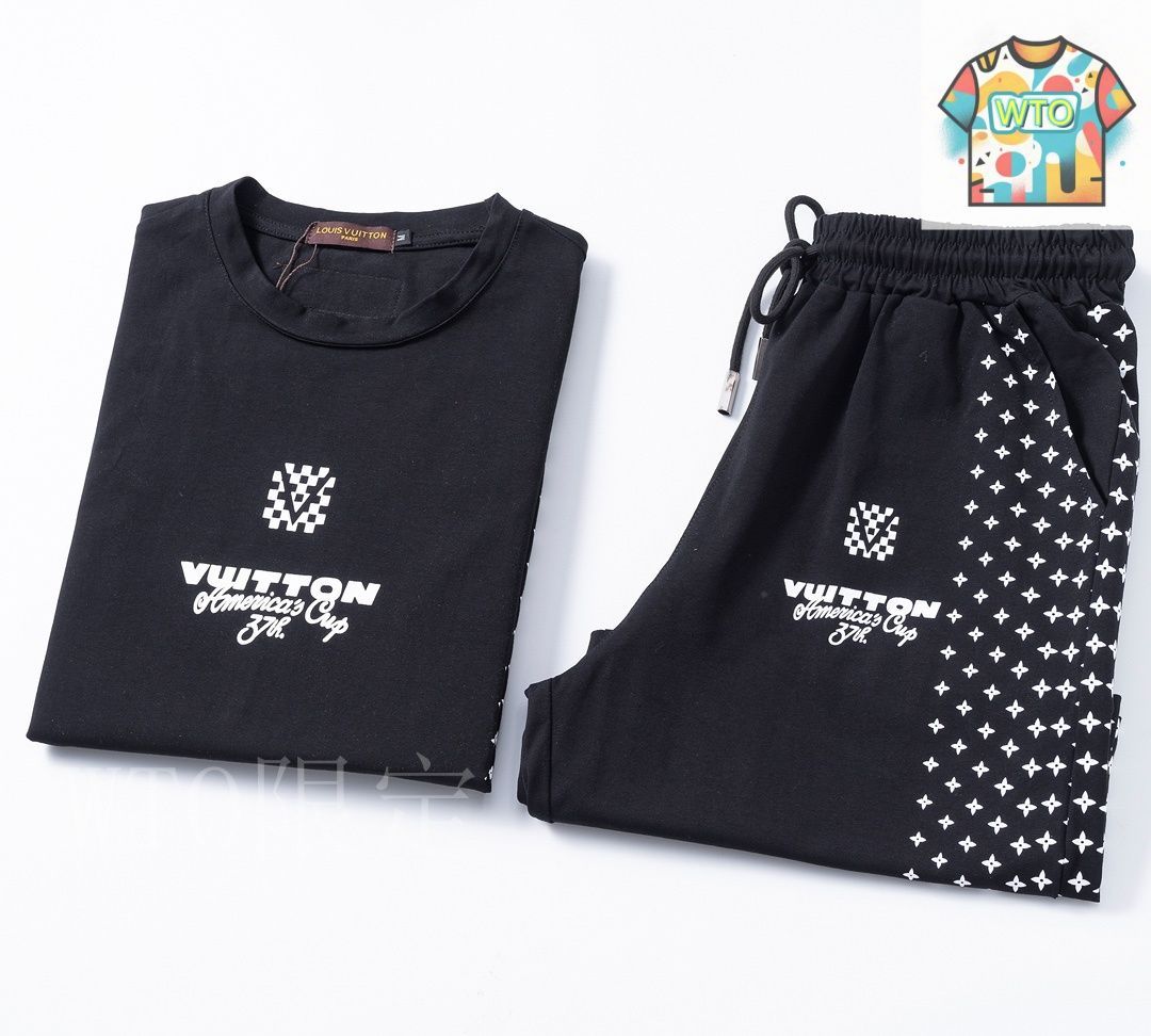 今日WTO】LV Louis Men's Set ルイヴィトンメンズセット-XU62