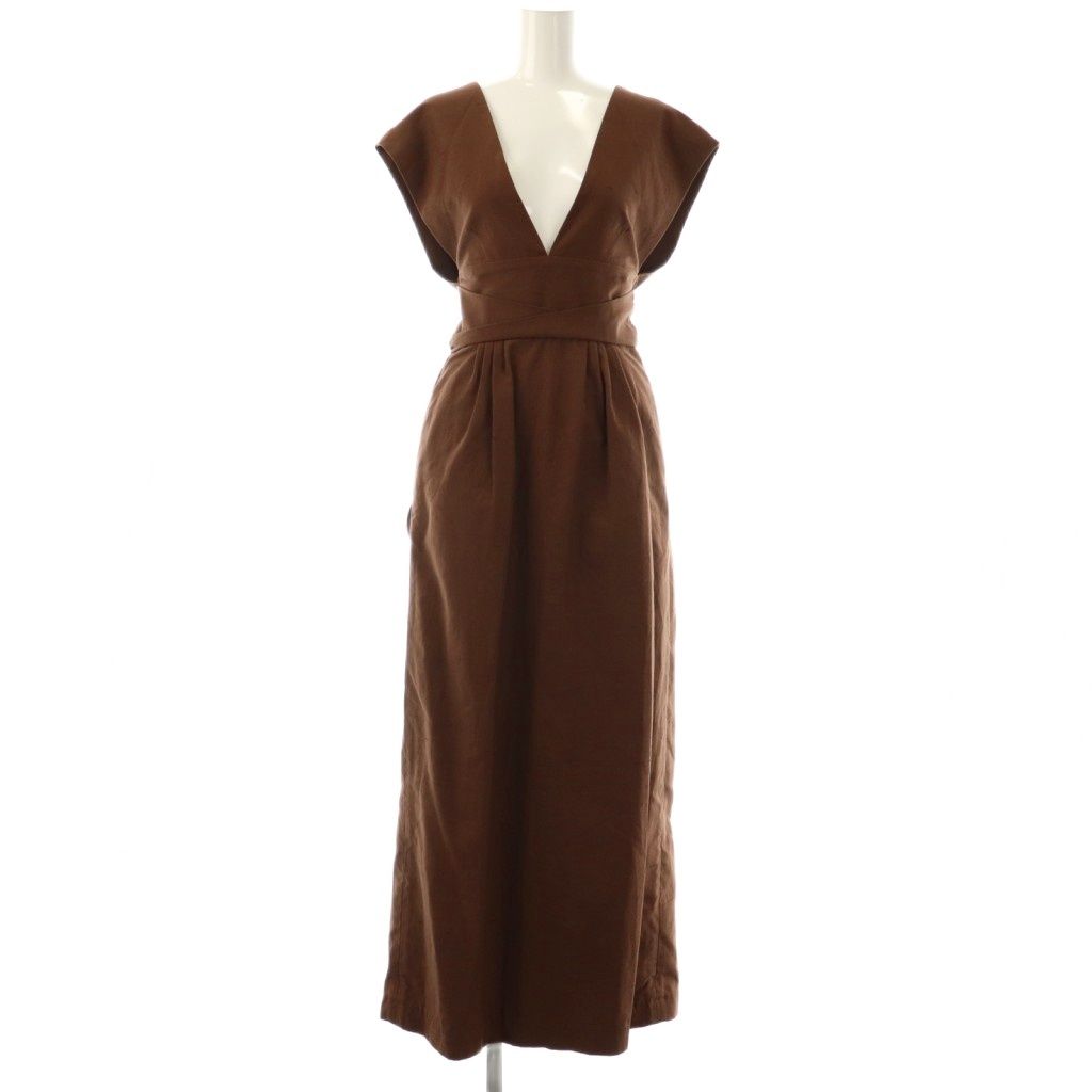 フミカ ウチダ FUMIKA_UCHIDA SILK BACK SATIN DROP ワンピース