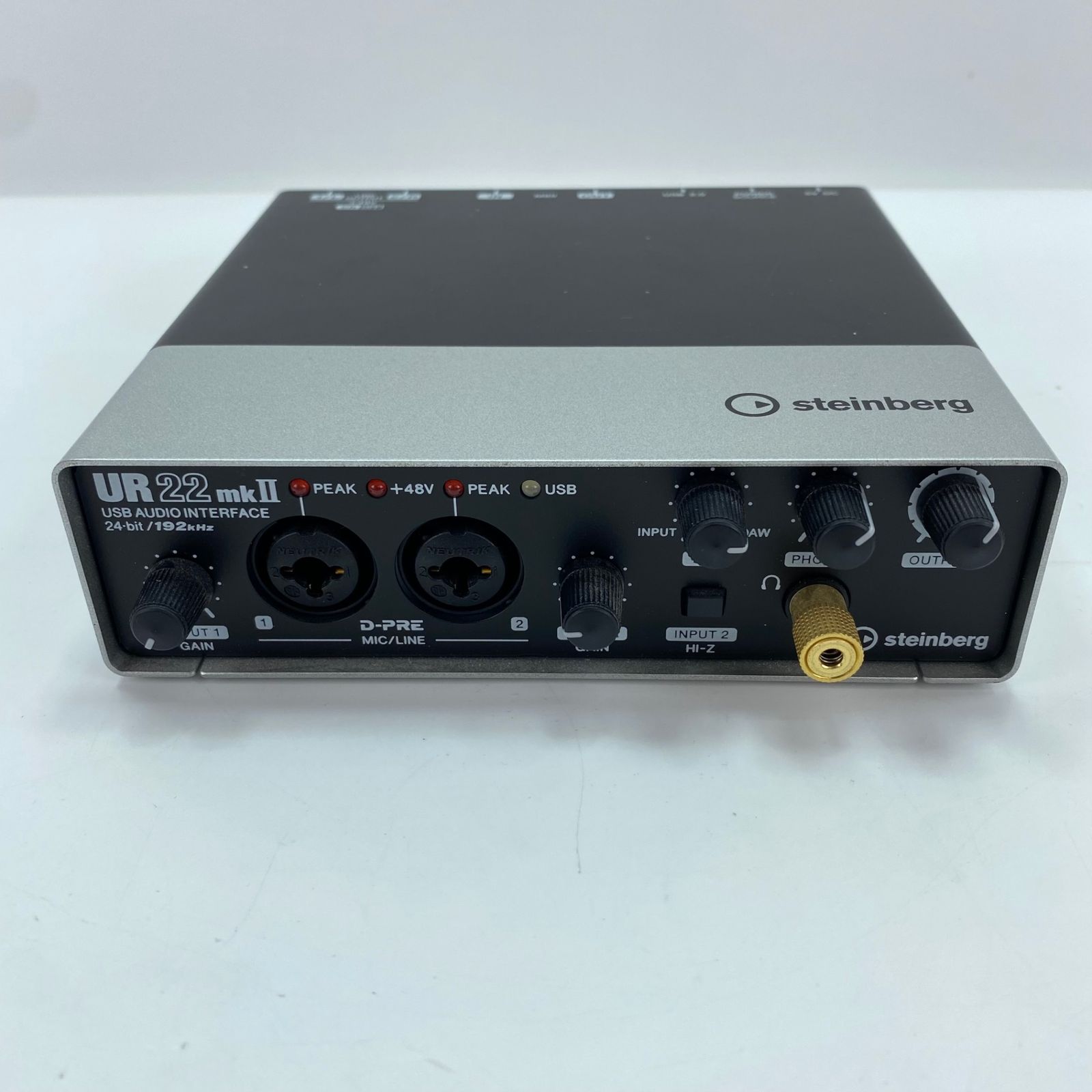 値下げ☆ Steinberg UR22 mkII オーディオインターフェイス STEINBERG UR22mkII オーディオインターフェイス 24bit/192kHz
