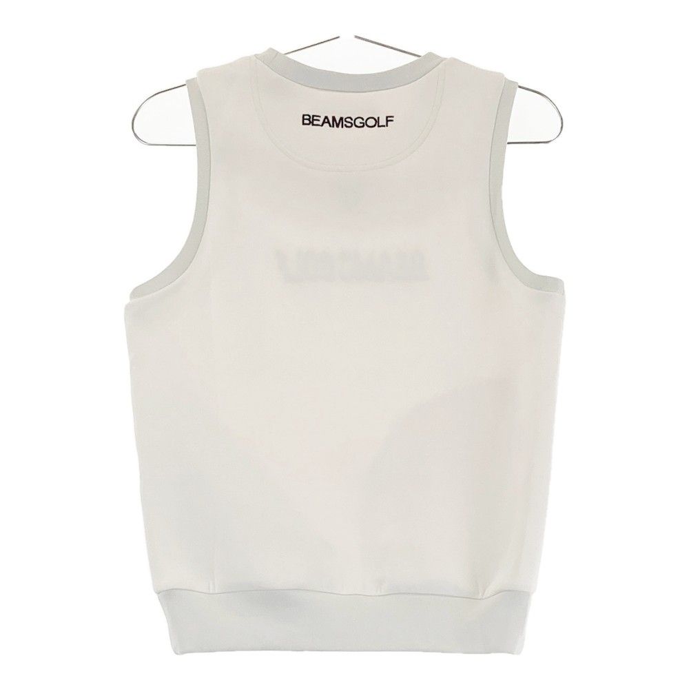サイズ S BEAMS GOLF ビームスゴルフ スウェットベスト ホワイト系 240101540929 ゴルフウェア レディース ストスト