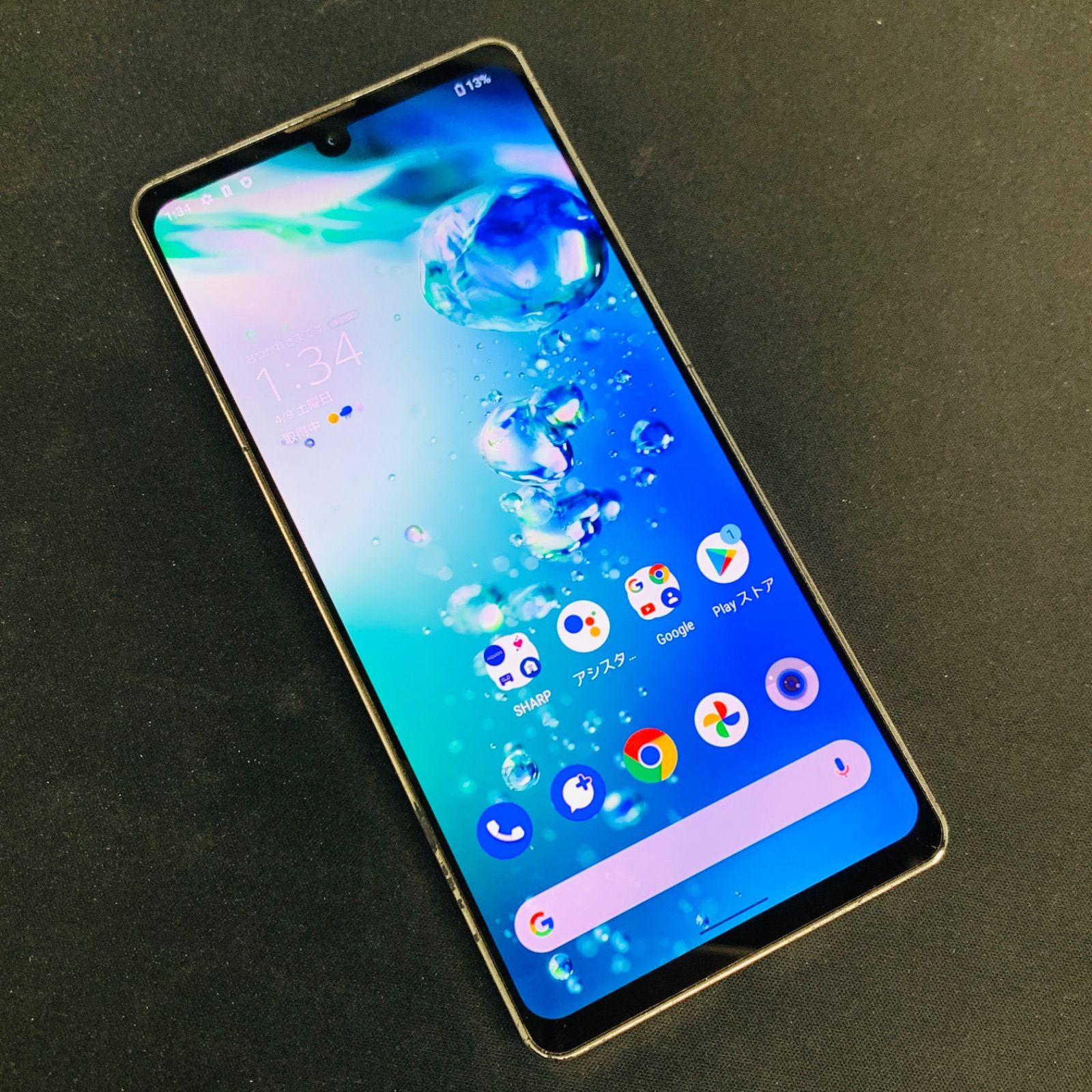 AQUOS zero6 SHG04 SIMロック解除済 訳あり品】AQUOS Zero6 auSIMロック解除済 128GB SHG04 ホワイト