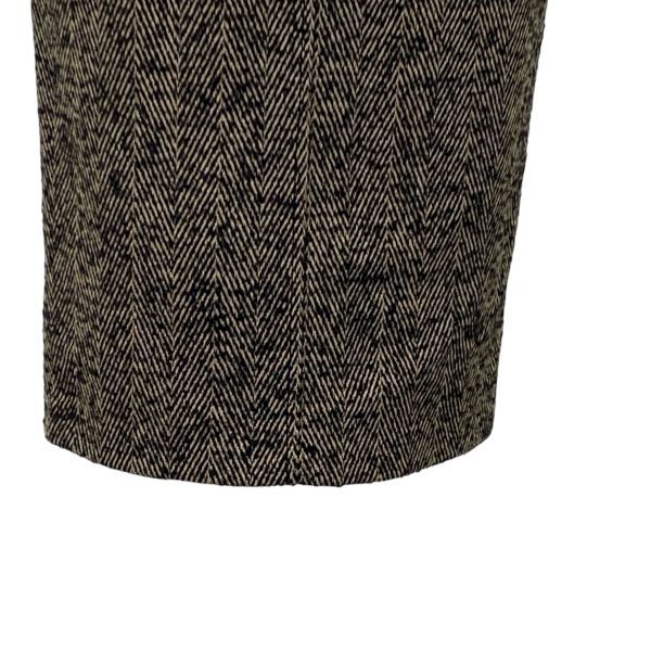 ◆ ヌメロヴェントゥーノ N°21 ツイードスカート ロング丈 タイト ダブルジップ 黒 ピンクベージュ 綿 毛 40 S 7号 レディース S5V723 WWW_NOITHATQUANGTHANH_NET