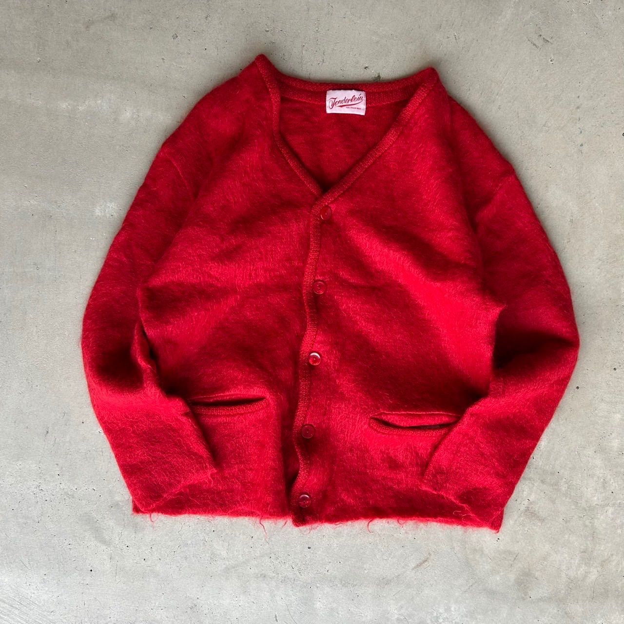 M テンダーロイン TENDERLOIN カーディガン ウール RED MOHAIR 