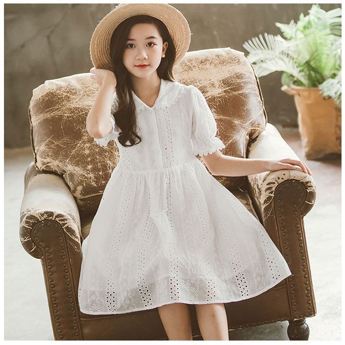 apolina kids アポリナキッズ　ワンピース　ワンピ　白 Apolina Kids - Embroidered bohemian clothing for children