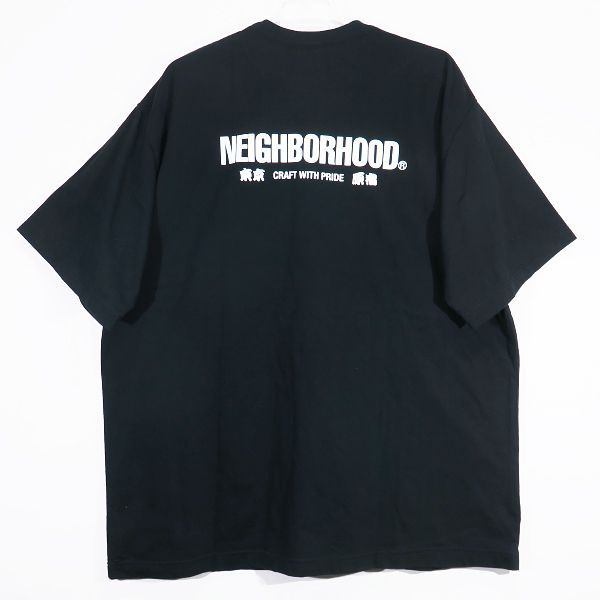 NEIGHBORHOOD ネイバーフッド 23SS NH.SS-7 TEE 231PCNH-ST07 Tシャツ ショートスリーブ ブラック カットソー 半袖