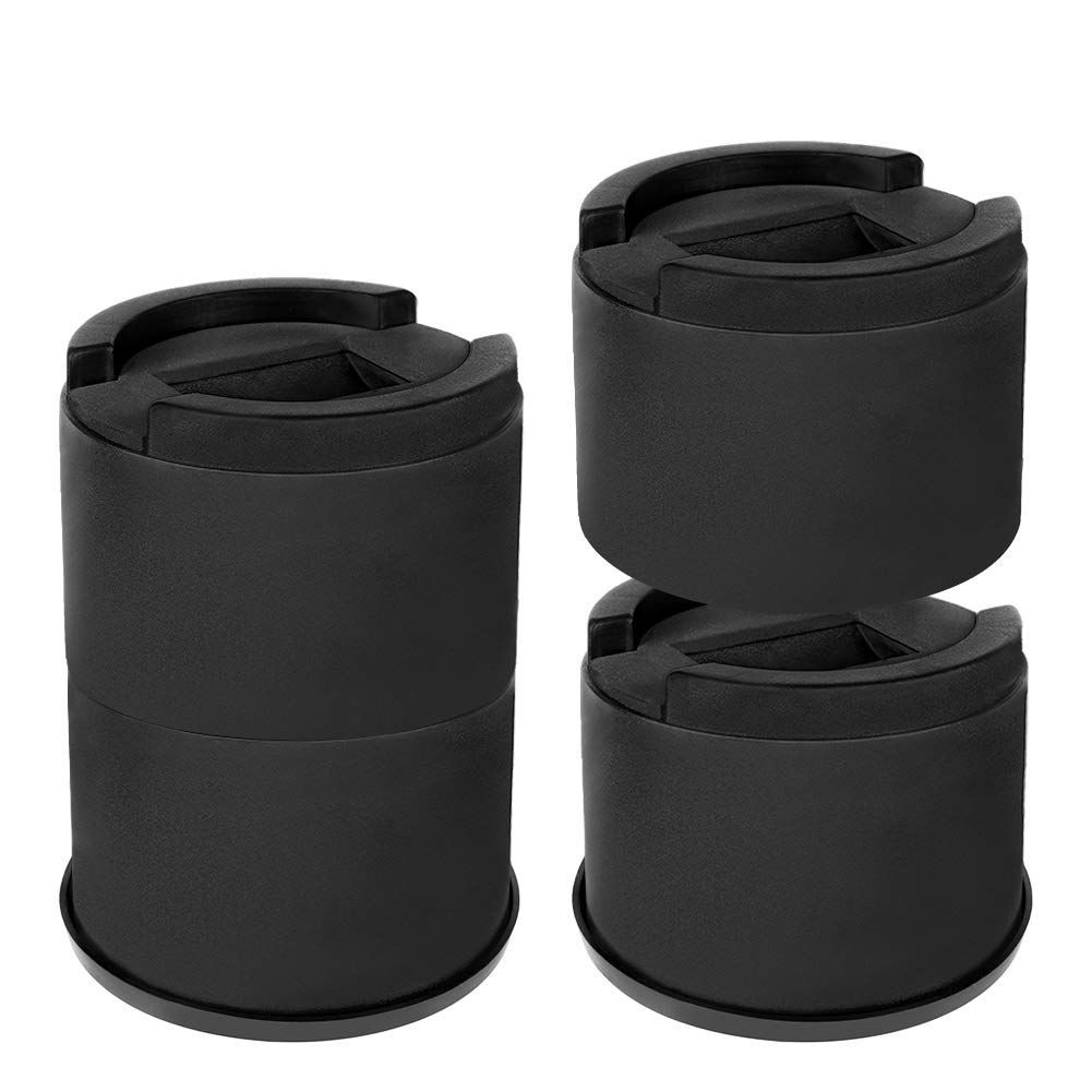 【新着】Uping テーブル・ベッドの高さ調節が簡単にできるベッドの高さをあげる足 4個セット 高さを上げる 高さ調節脚 こたつ 継足し 継ぎ足 テーブル脚台 高さ調整 暖房器具 (耐荷重500kg) ブ : Uping テーブル・ベッドの高さ調節が簡単にできる