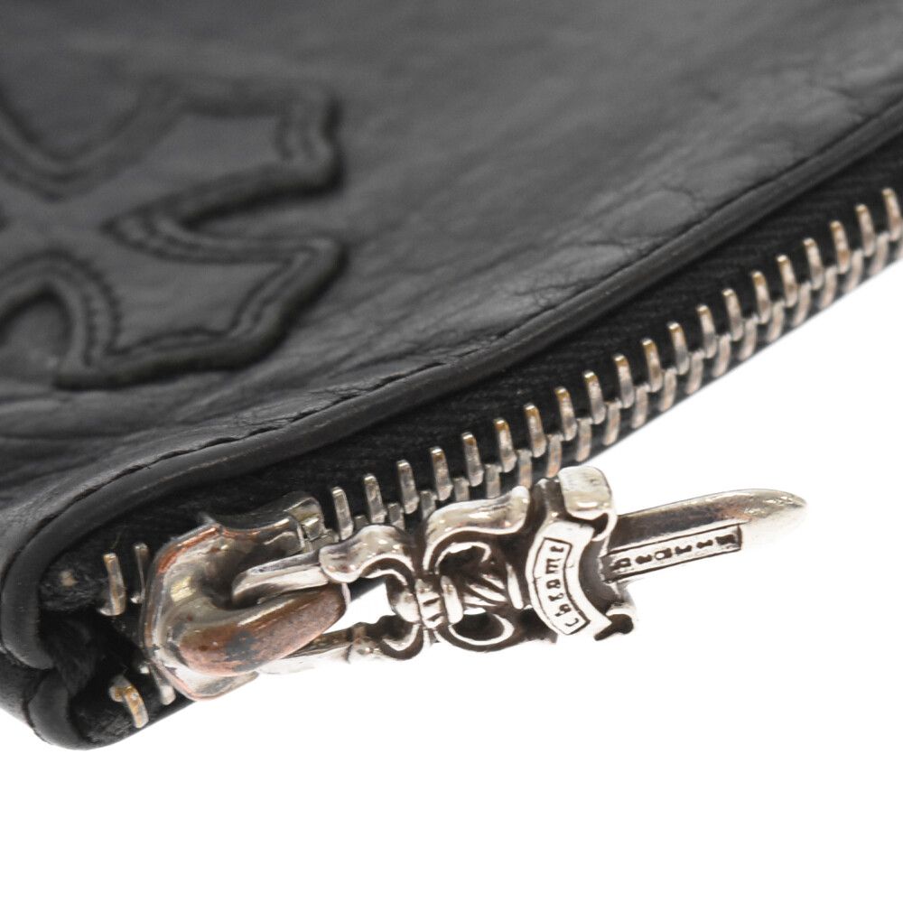 CHROME HEARTS (クロムハーツ) ZPR CHNG PURSE DGGR ZIP チェンジ