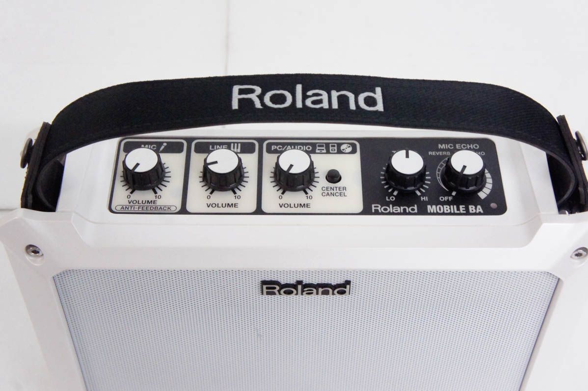 Roland MOBILE BA ポータブル キーボードアンプ マイク入力有 白 Roland MOBILE BA ポータブル キーボードアンプ マイク入力有 白