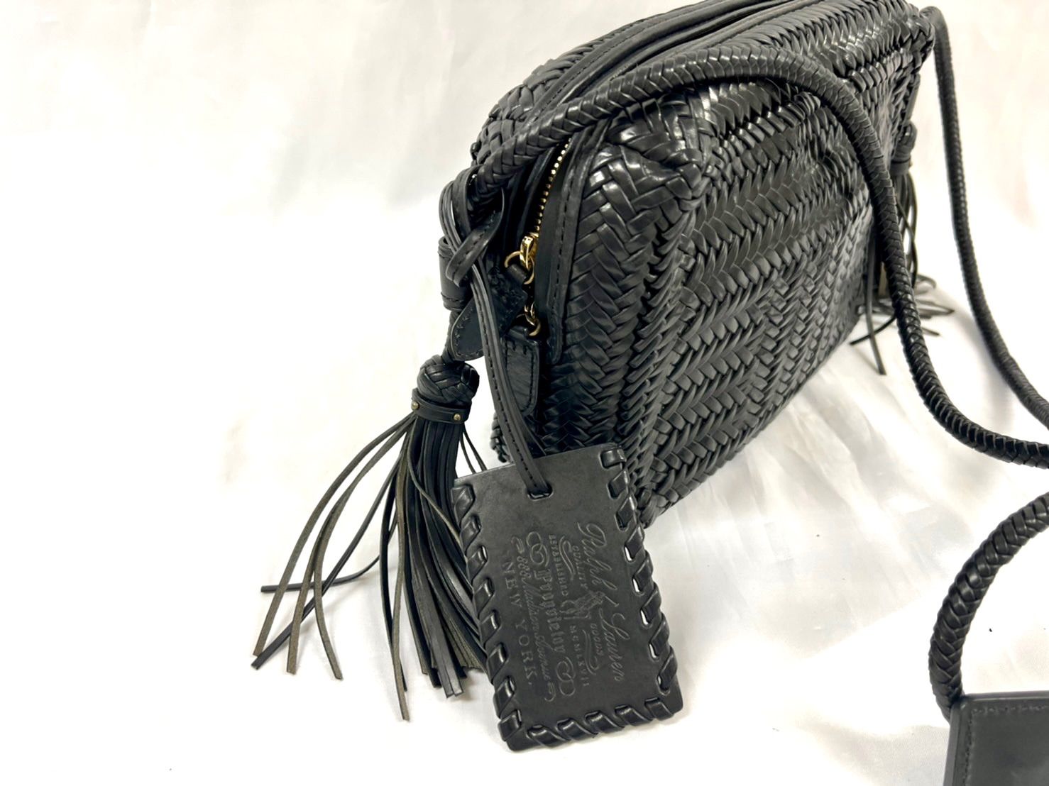 美品】Ralph Lauren イントレチャート ショルダーバッグ 美品 Polo 