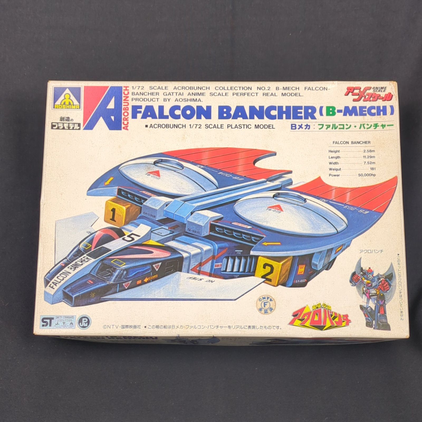 プラモデル☆アオシマ アクロパンチ1/72 アニメ・スケール 未組立